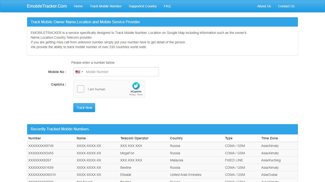 Mobile Number Tracker Find Owner Name and Location on Google Map.